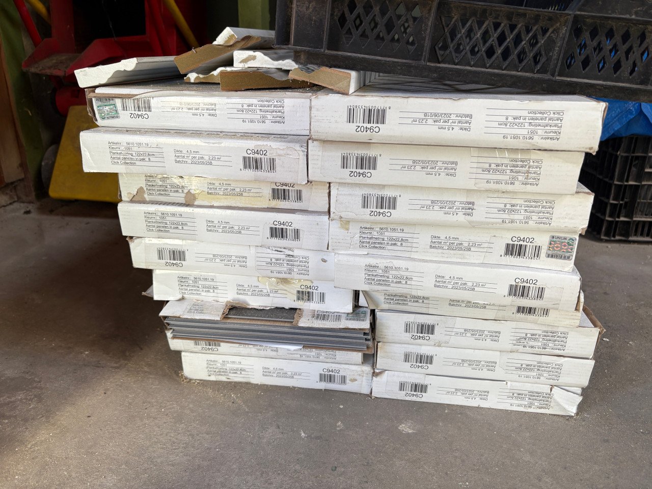 Pvc vloer lichte vloer 35m2