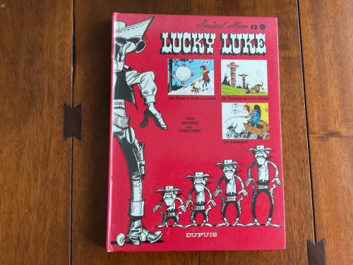 Stripboeken met harde kaft. Asterix. Kuifje. Rik Ringers. Lucky Luke.