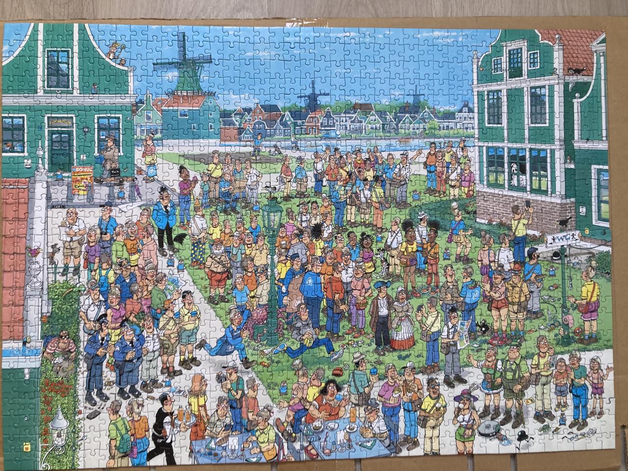 Puzzel Jan van Haasteren  - De Zaanse Schans