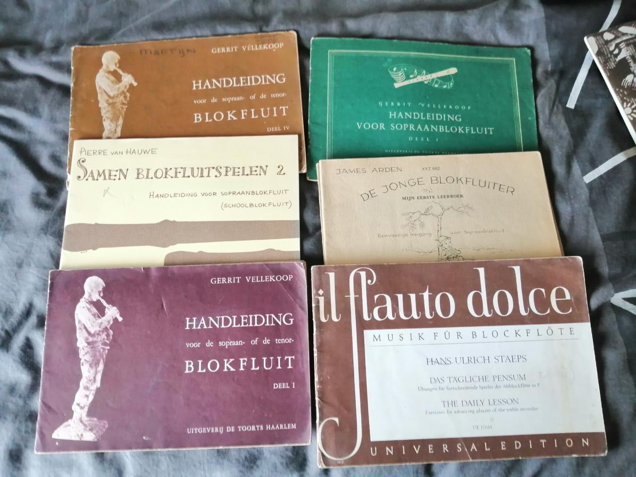 Blokfluit   boekjes