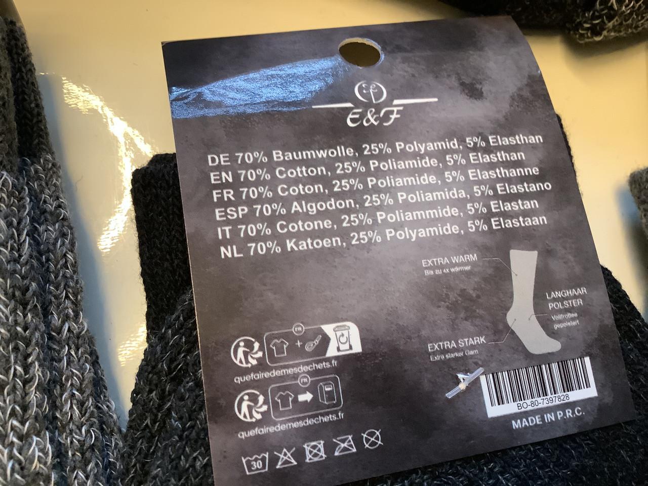 Partij heerlijk warme outdoor boot socks. ( partij 71)