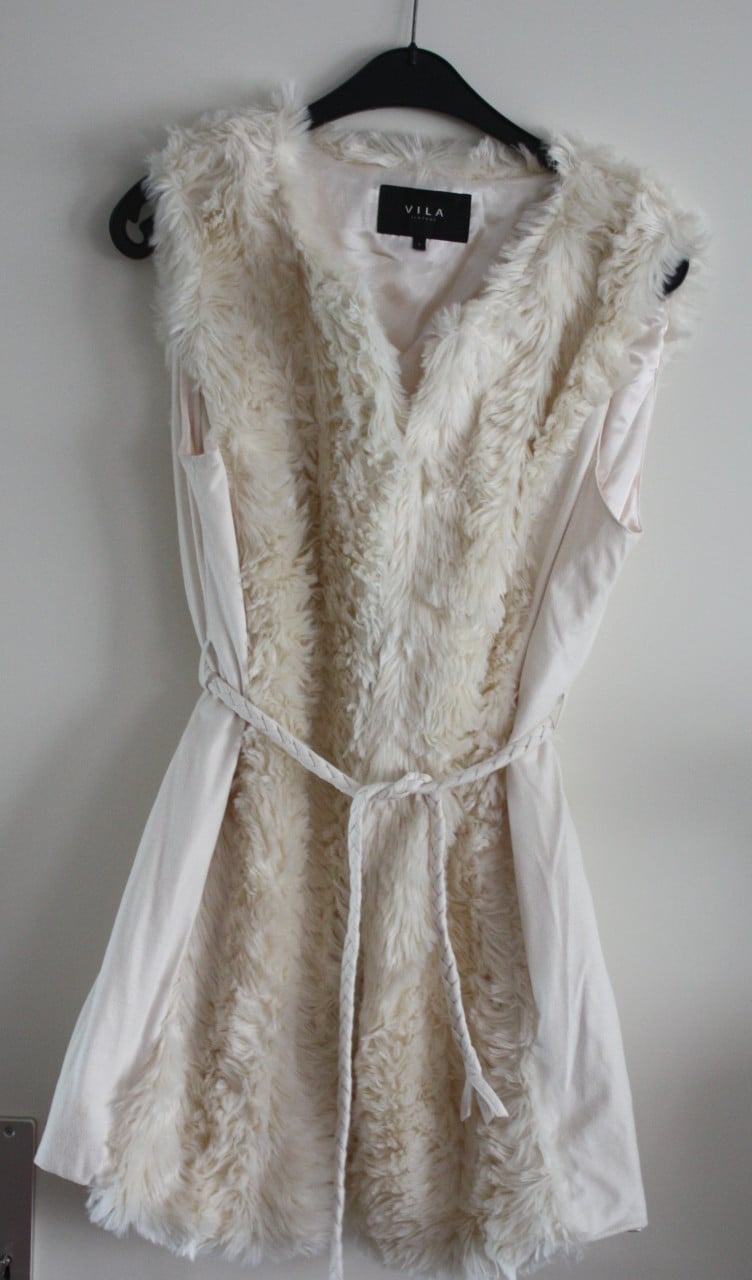 Beige vest-bodywarmer maat L