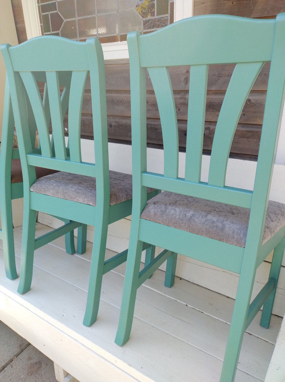 5 eetkamerstoelen, keukenstoelen, serre stoelen