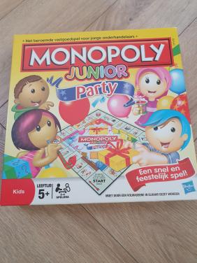 Monopoly Junior Party – kinderspel 5+ – compleet
