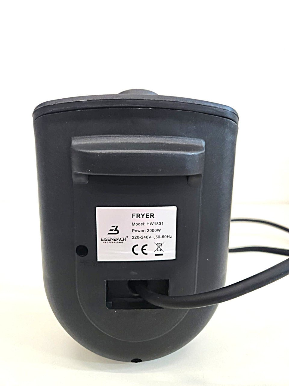 Eisenbach HW-1831: 3L Elektrische Frituurpan - 2000W