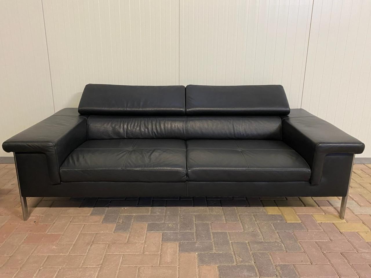 GRATIS LEVERING HEEL NL Montel Leer Bankstel 3 + 2,5 Zits