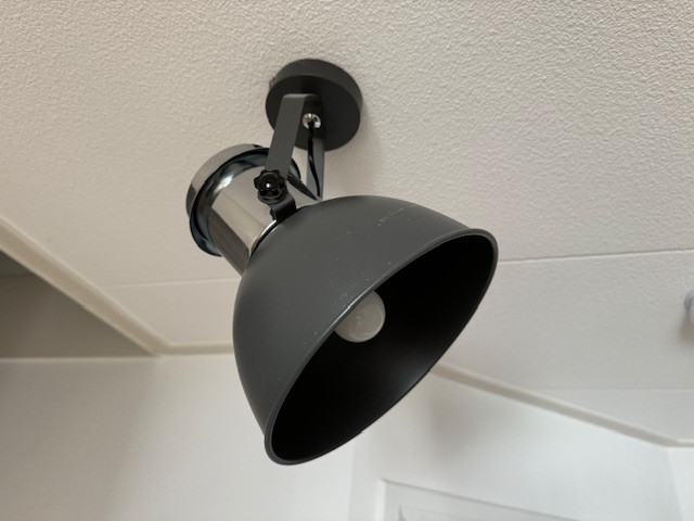 Metalen plafondlamp Industrie-stijl, factory-stijl, scheepslamp
