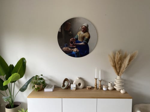 Muurcirkel melkmeisje Hip Orgnl 80 cm
