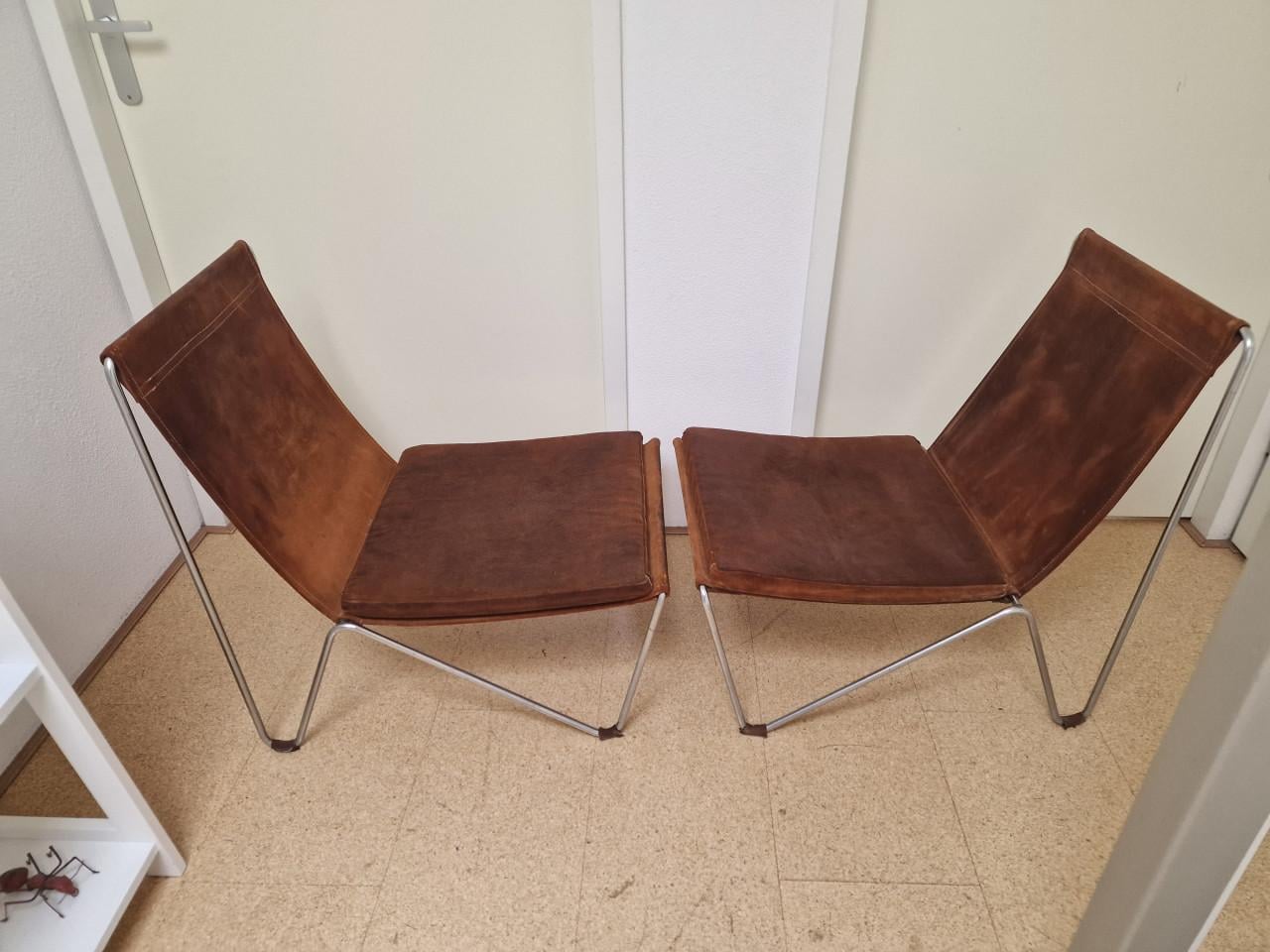 Verner Panton Bachelor Designerstoelen Fritz Hansen 2 stuks