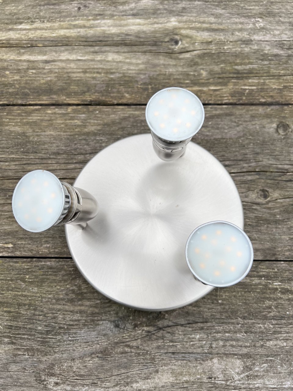Rvs plafondlamp