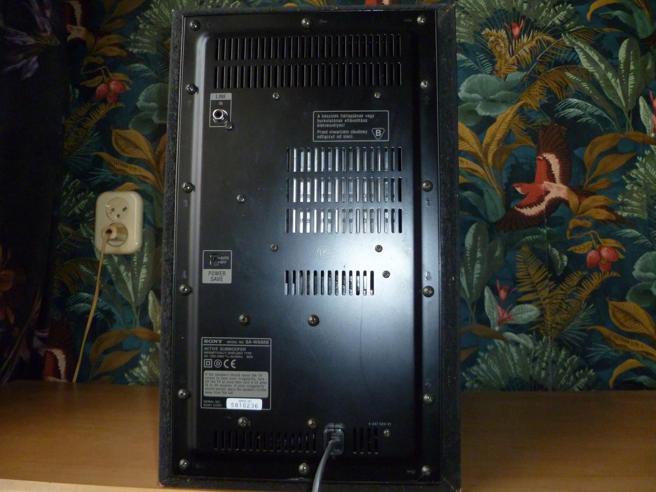 Sony subwoofer (actief)