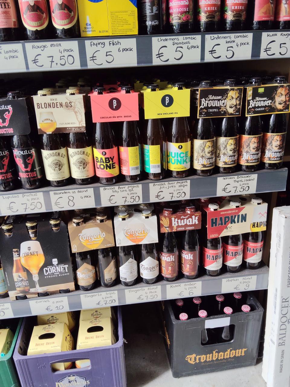 Veel verschillende speciaalbieren