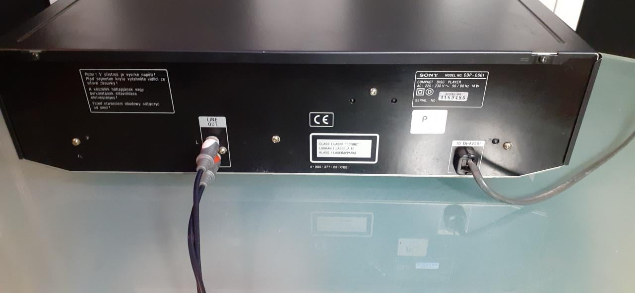 Sony cdp-c 661  5 cd wisselaar