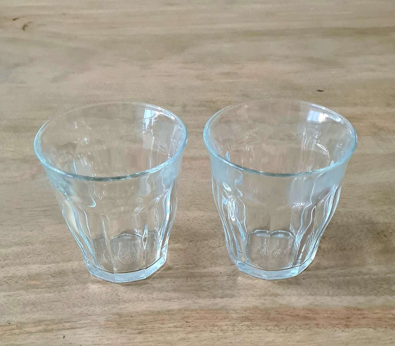 6 nieuwe Picardie glazen in verschillende kleuren, 200 ml