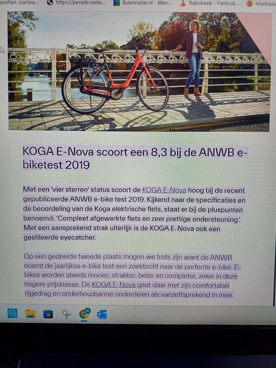 Koga damesfiets met nieuwe accu