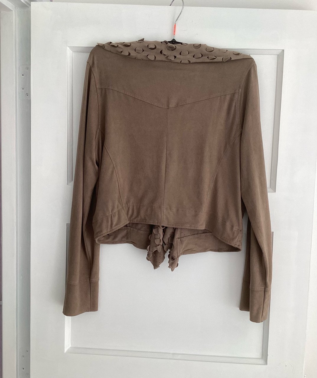 Anna scott vestje zgan suede look maat l