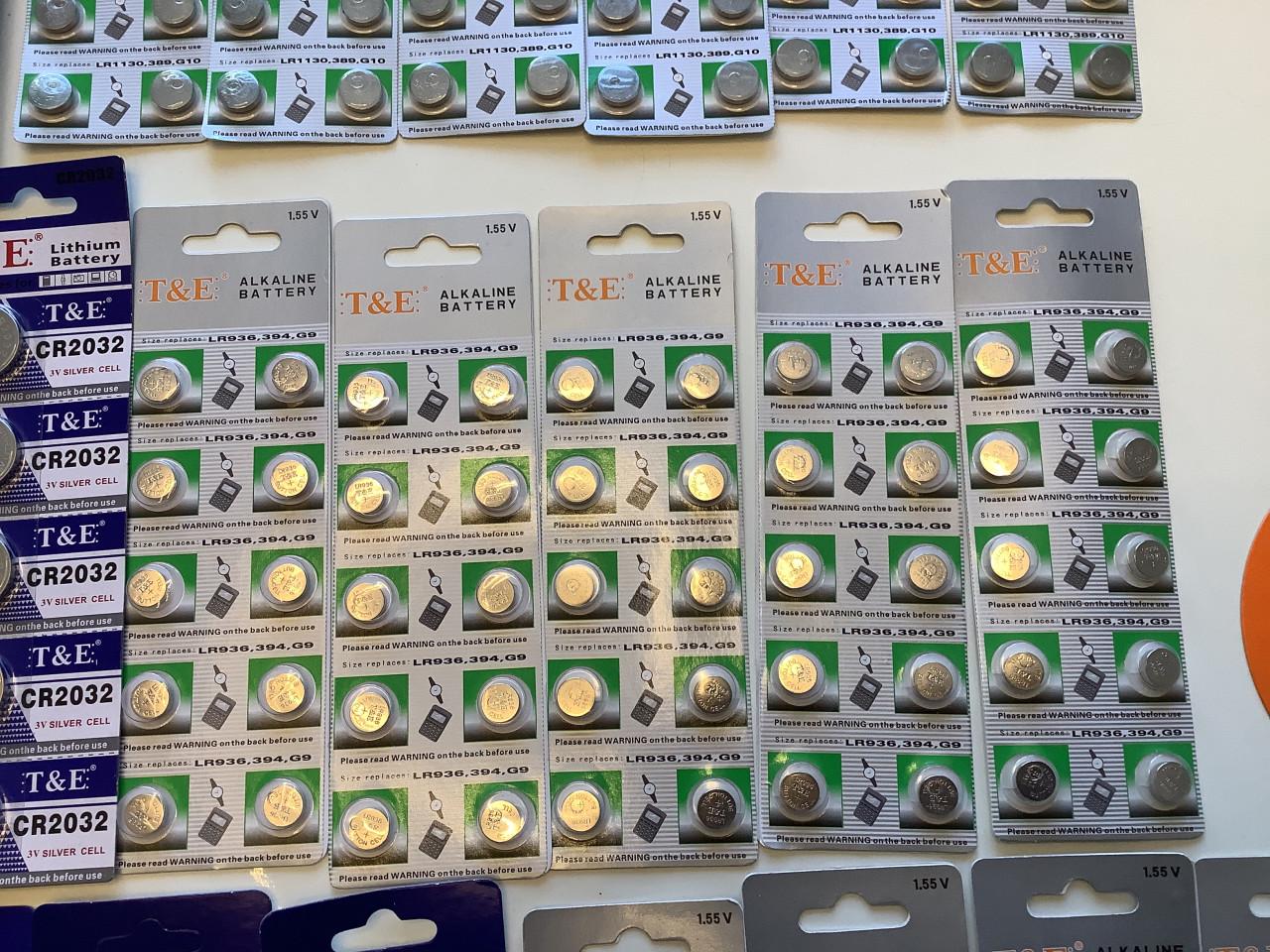 Partij diversen batterijen voor bodemprijsje (partij 15)