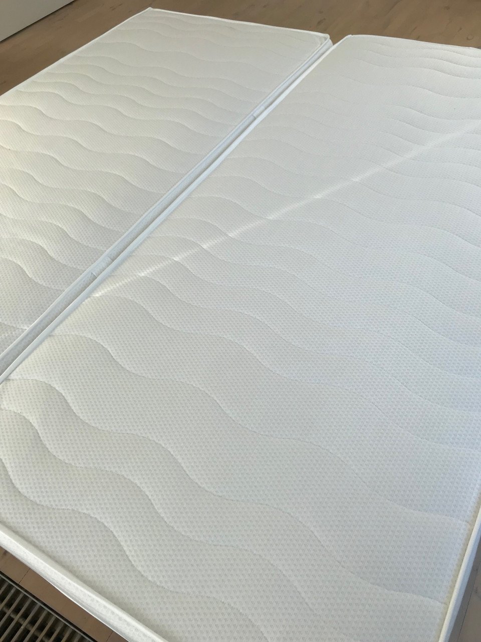 Hotelboxspring 2 X 90 op 200 met nieuwe matras
