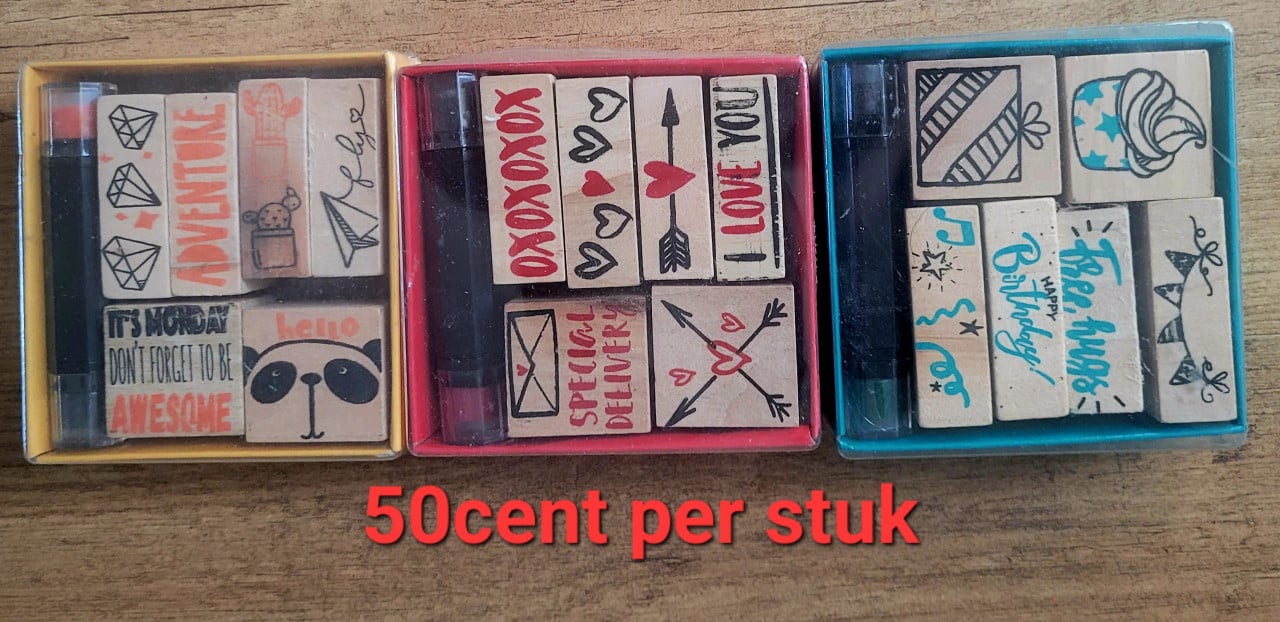 Stencils / Sjabloon, stempels Vanaf € 0,50