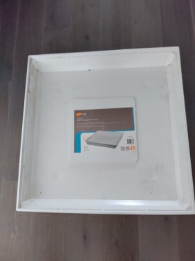 Lekbak wasmachine