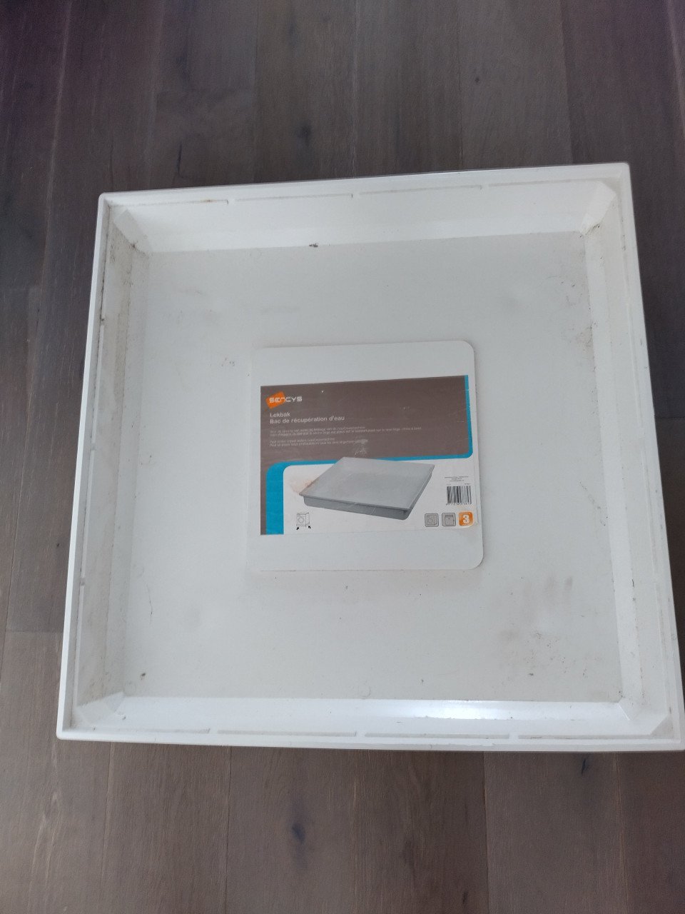 Lekbak wasmachine