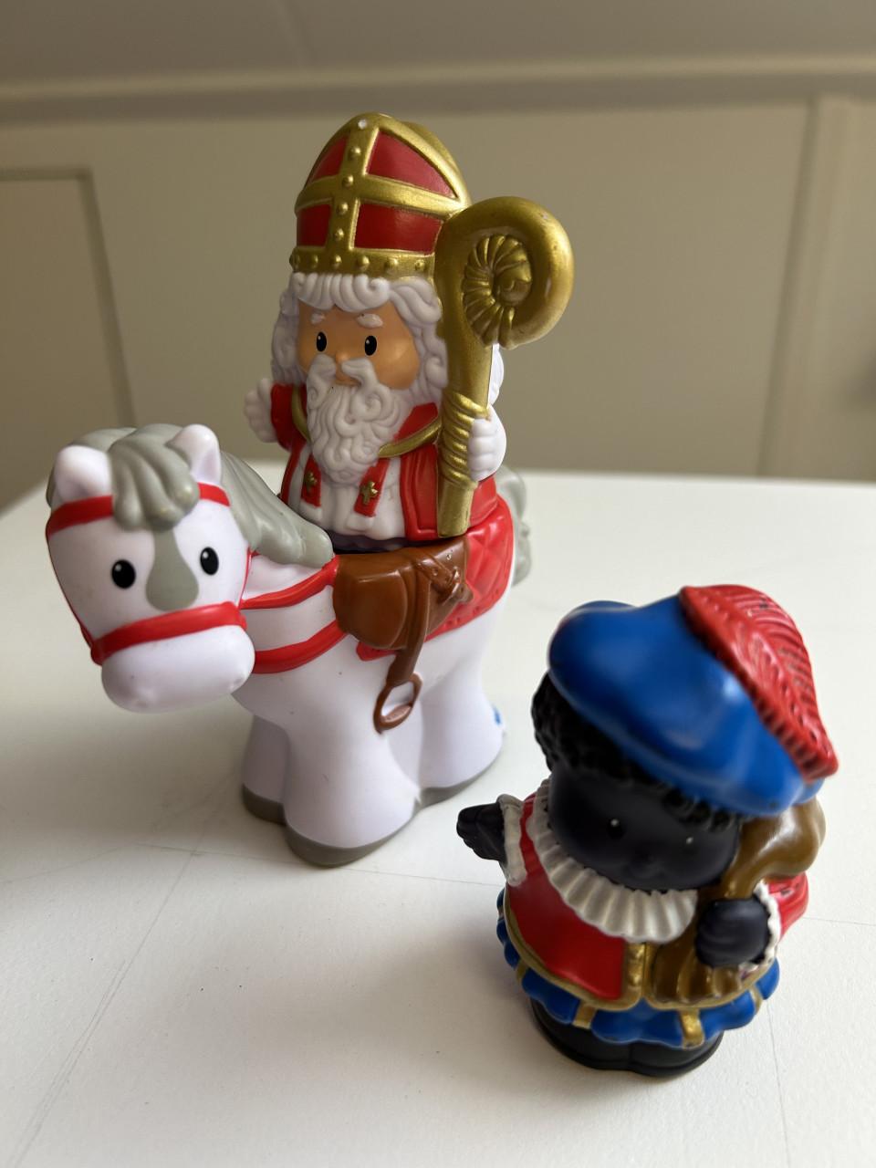 Fisher price Little People set: Sinterklaas  Piet en paardje