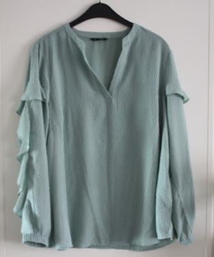 Mintgroene blouse top  maat 44