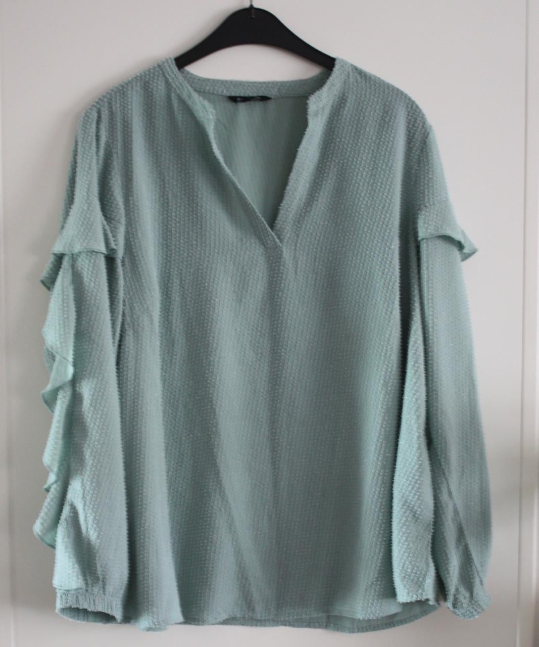 Mintgroene blouse top  maat 44