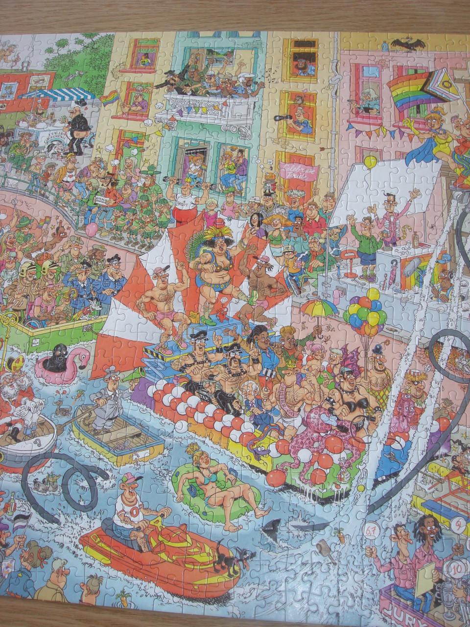 Te koop Complete Jan van Haasteren puzzel Celebrate pride 1000 stukjes