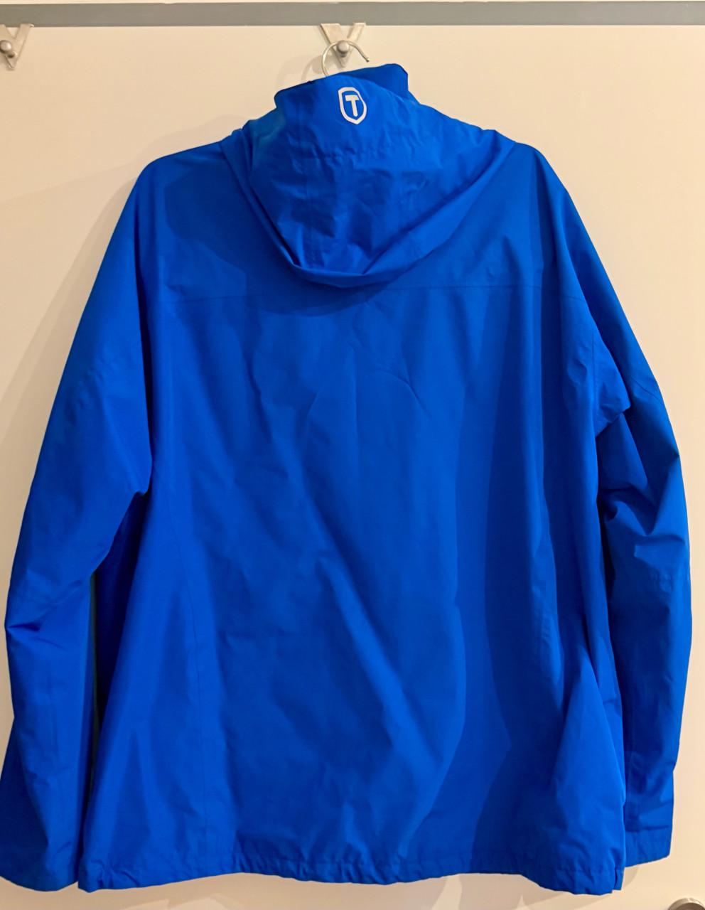 Tenson windvanger en regenjas, ademend. Lichtblauw 4xl. (60/62)