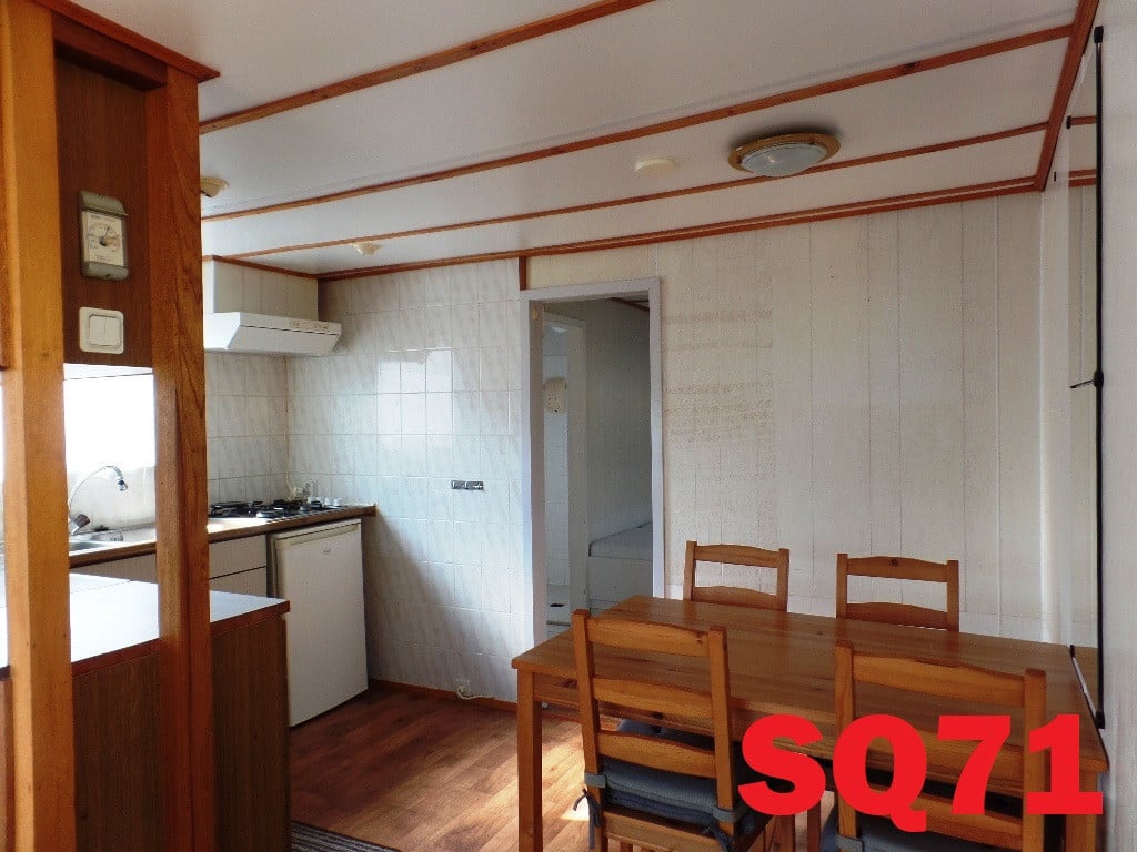 Diverse modellen chalets met retro inrichting te koop