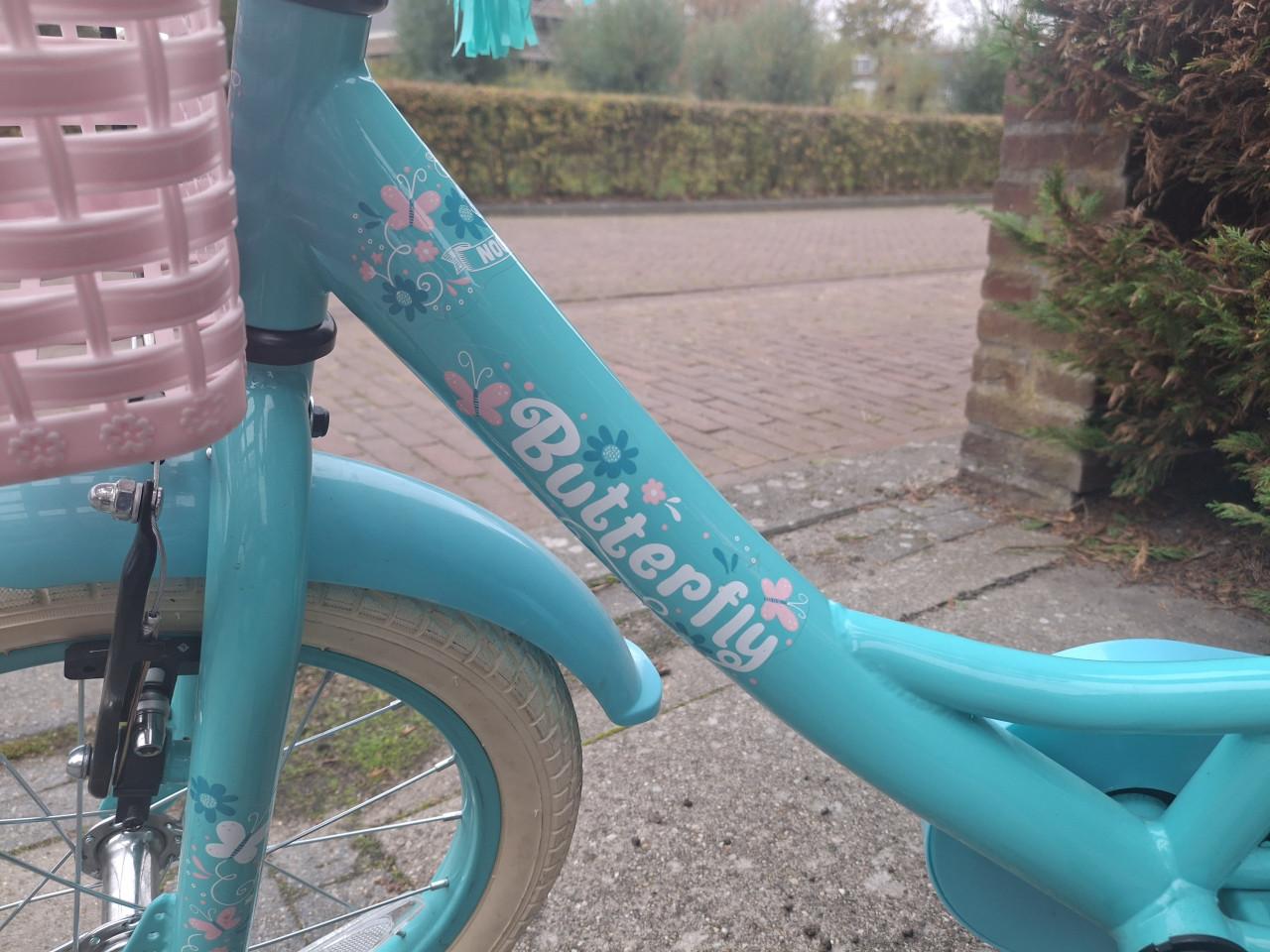 Kinderfiets meisje 16 inch, in nieuw staat