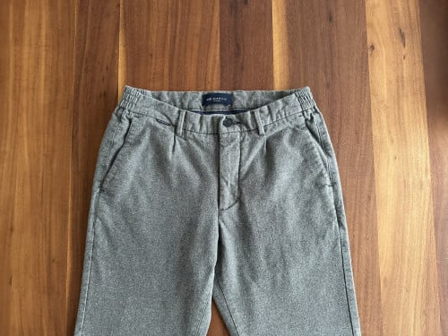 MR Marvis The Flannels pantalon kleur grijs W30 L34