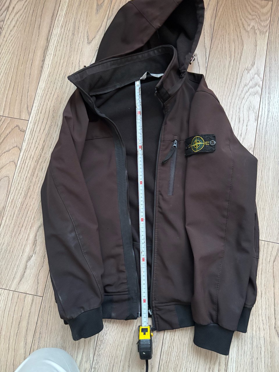 Stone Island jas zwart met capuchon
