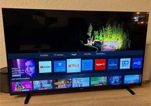 Hele nette Slanke Philips 43 Inch 109cm 4K UHD Smart TV