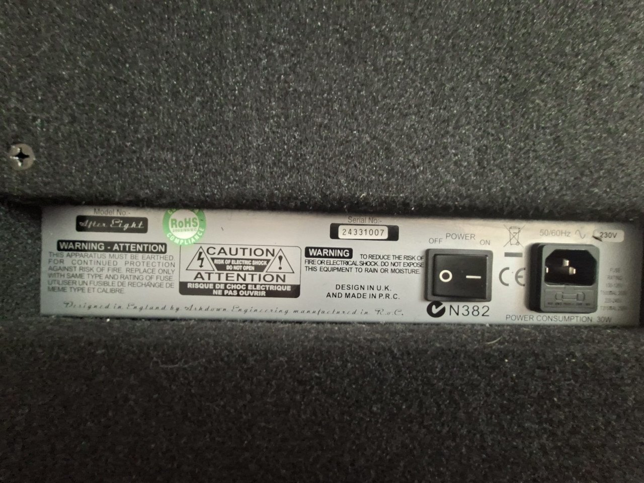 Ashton After Eight 15 Watt basversterker