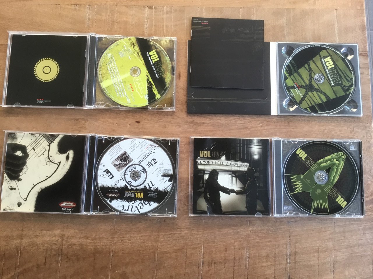 Volbeat cd’s te koop. Per stuk 3 euro. Vier voor 10 euro