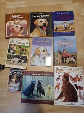 Veel boeken over honden