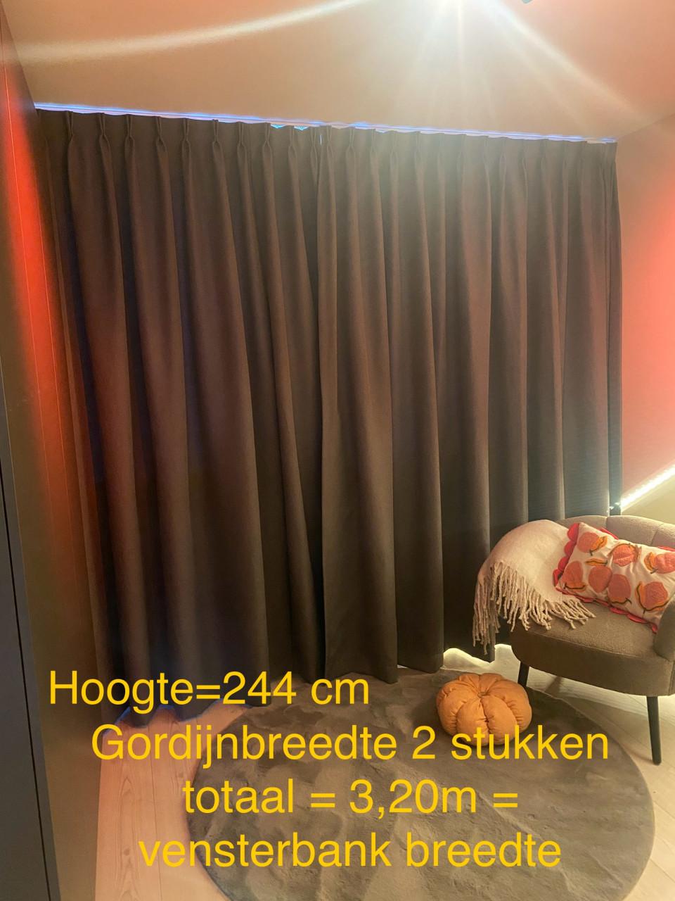 GRIJZE overgordijnen - verduisterend