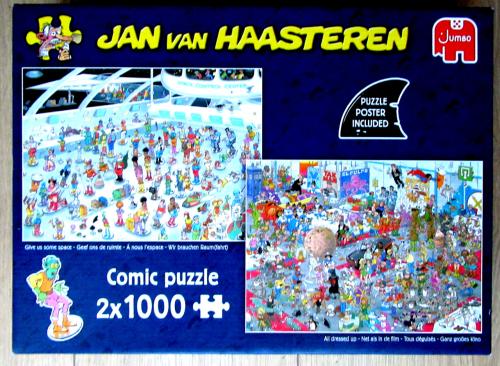 Jan van Haasteren dubbele  legpuzzel 1000 stukjes