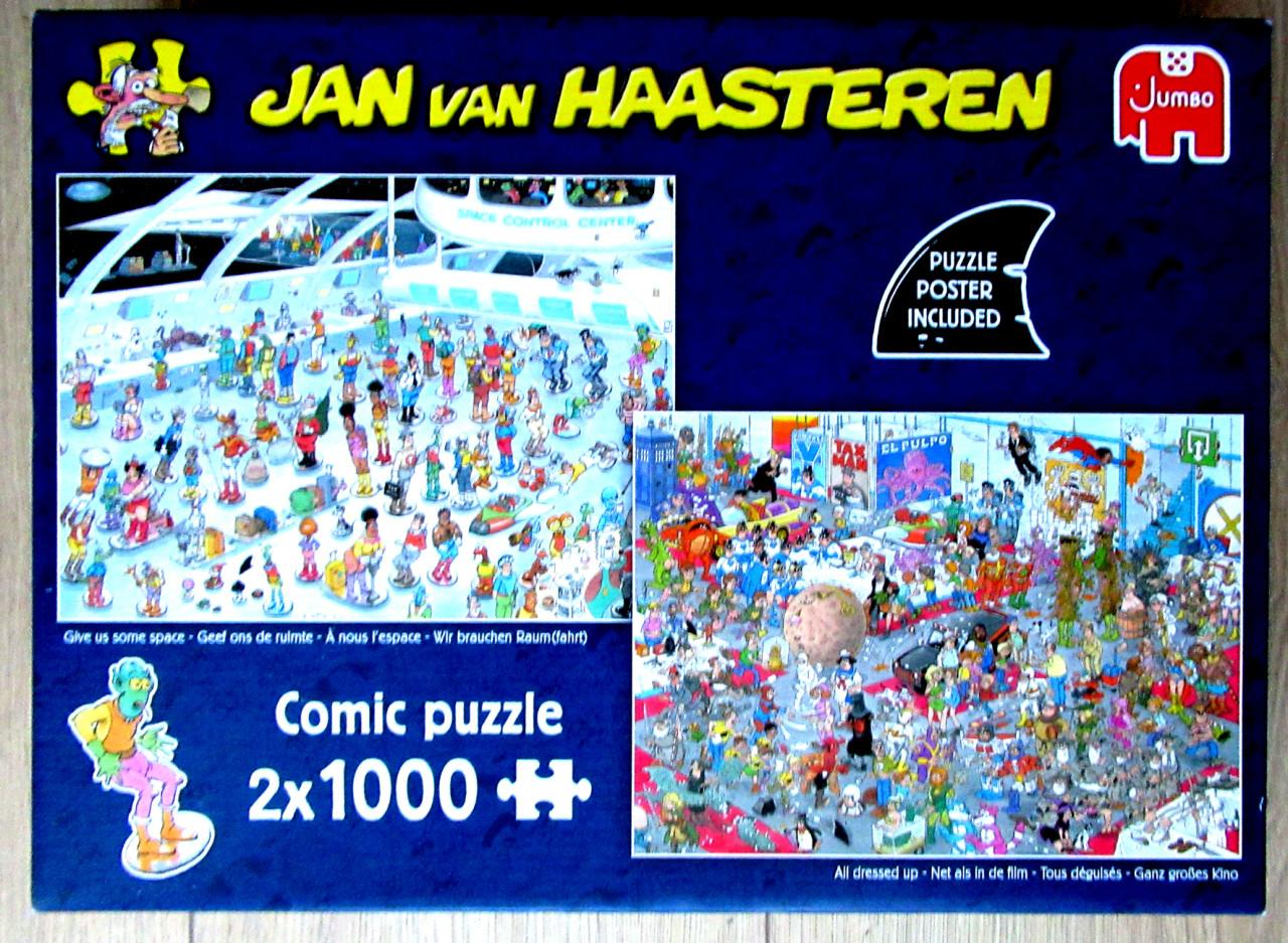 Jan van Haasteren dubbele  legpuzzel 1000 stukjes