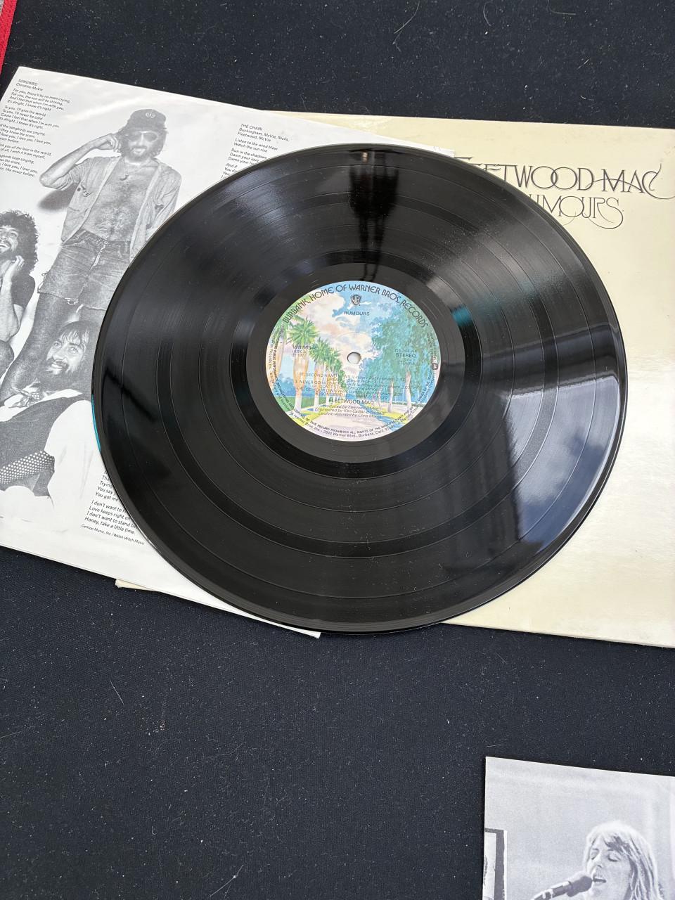 Rumours Fleetwood Mac LP 1977 WB persing
