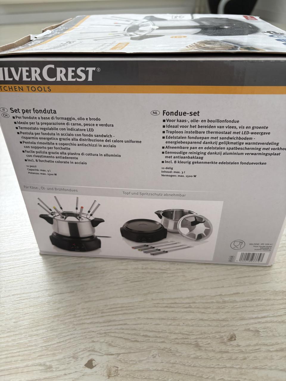 Fonduepan Silver Crest z.g.a.n.