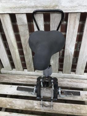 Zadel,op stang stoeltje