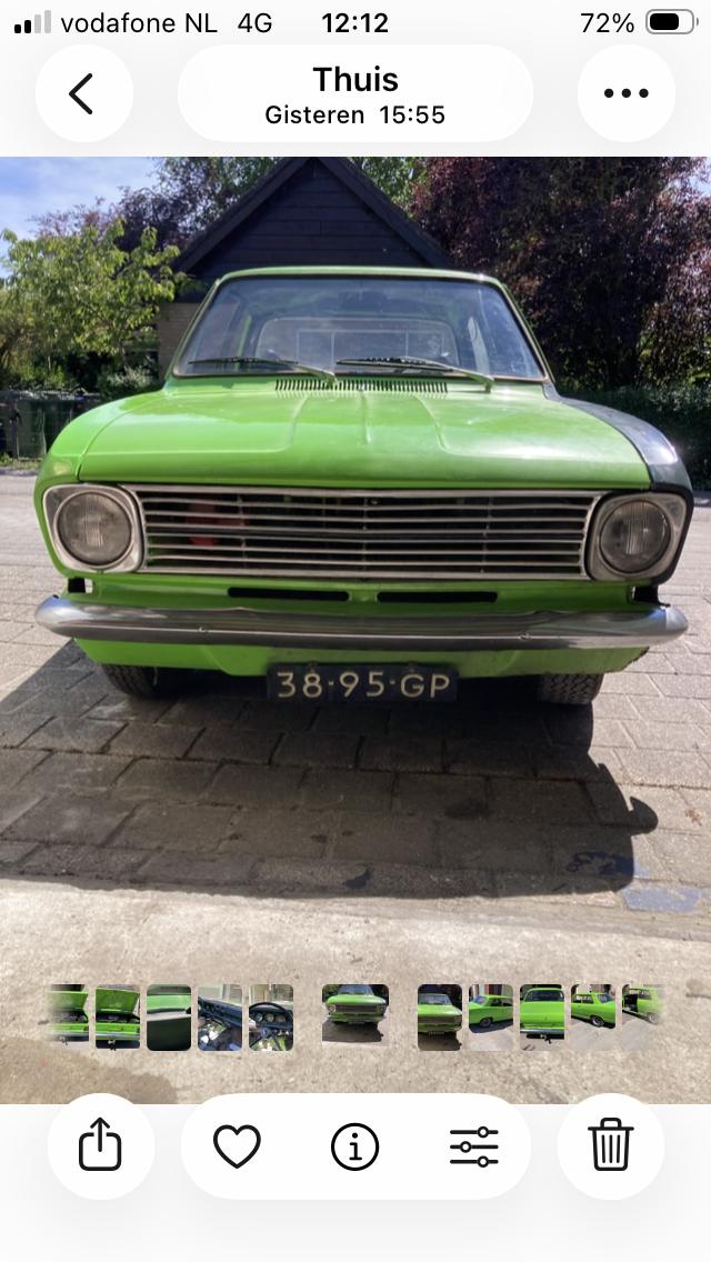 Opel kadett b 1200   1968