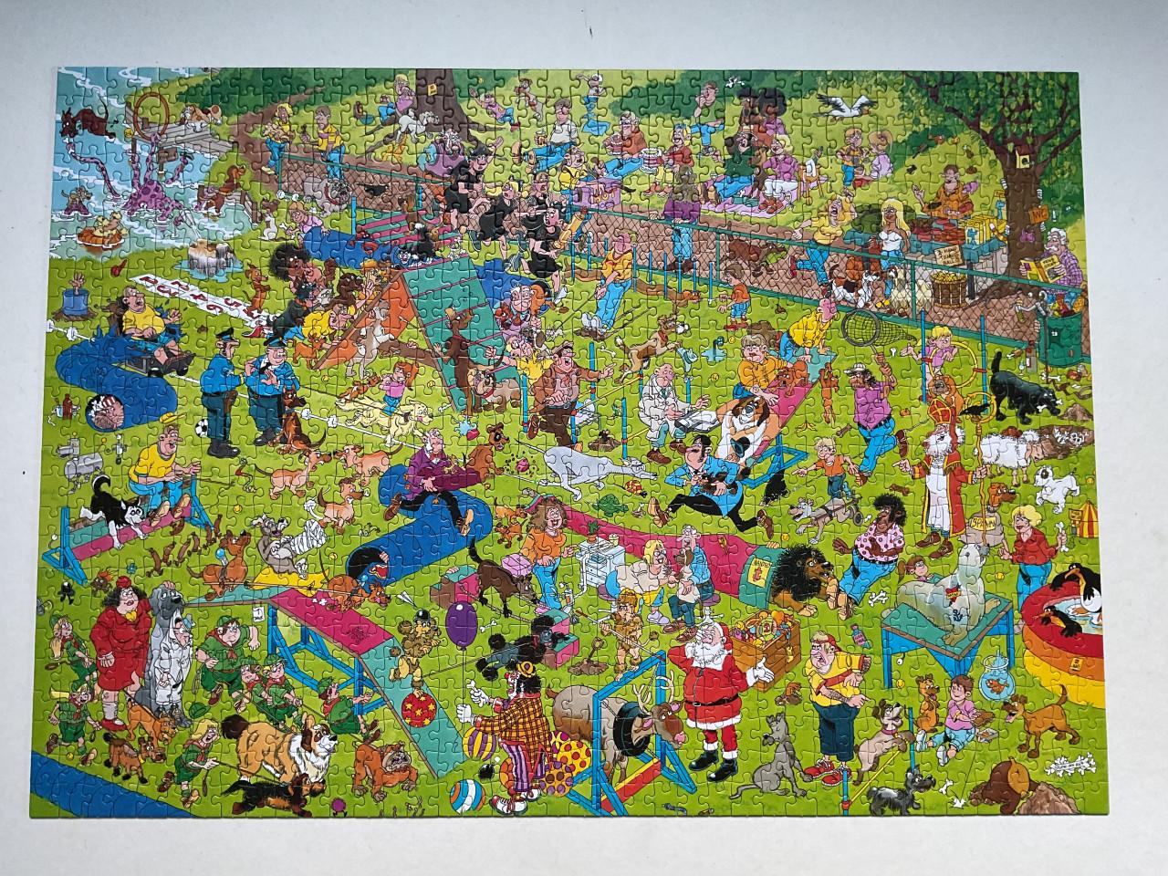 Van Haasteren puzzel, 1000 stukjes