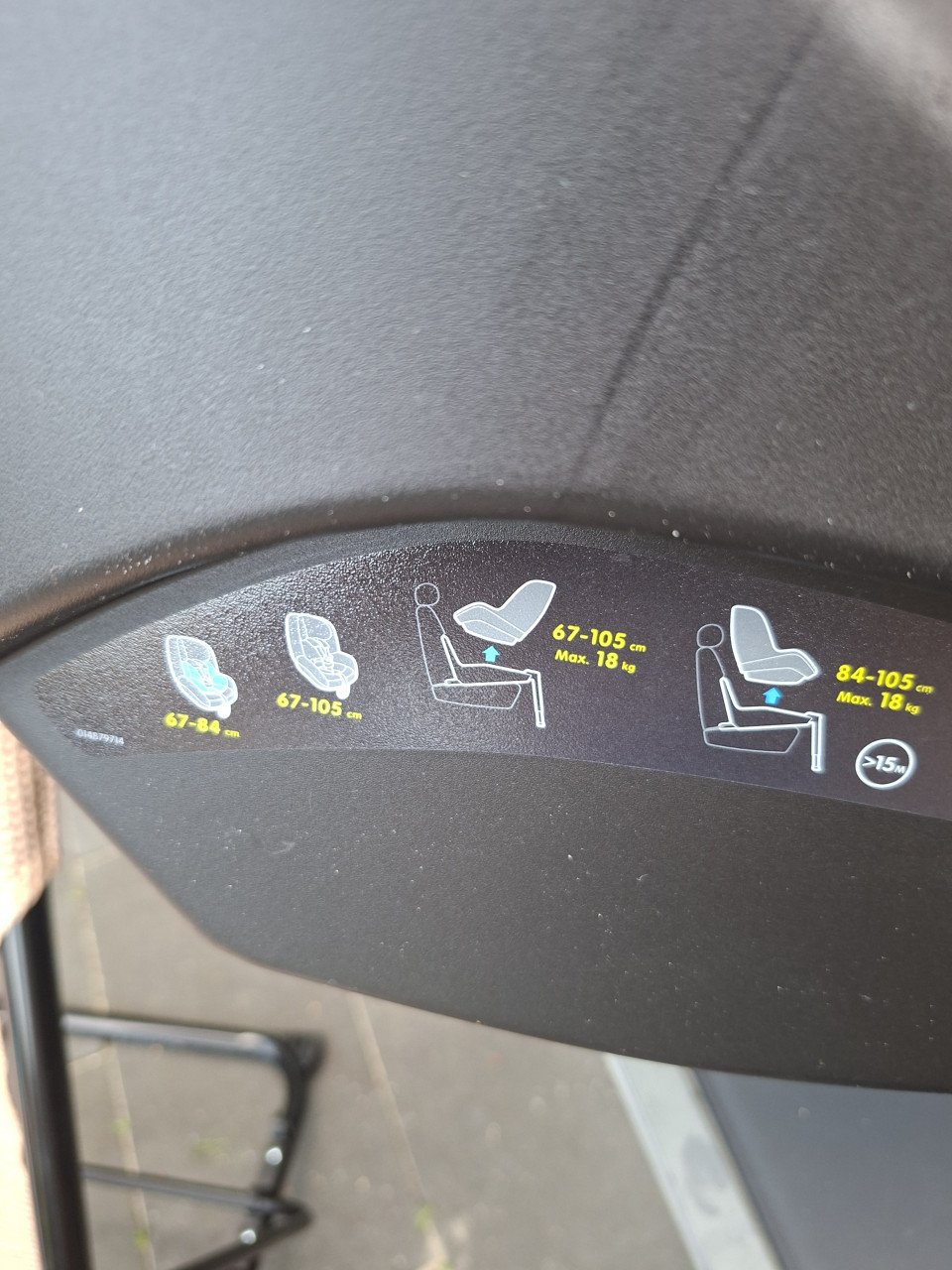 Autostoel + isofix