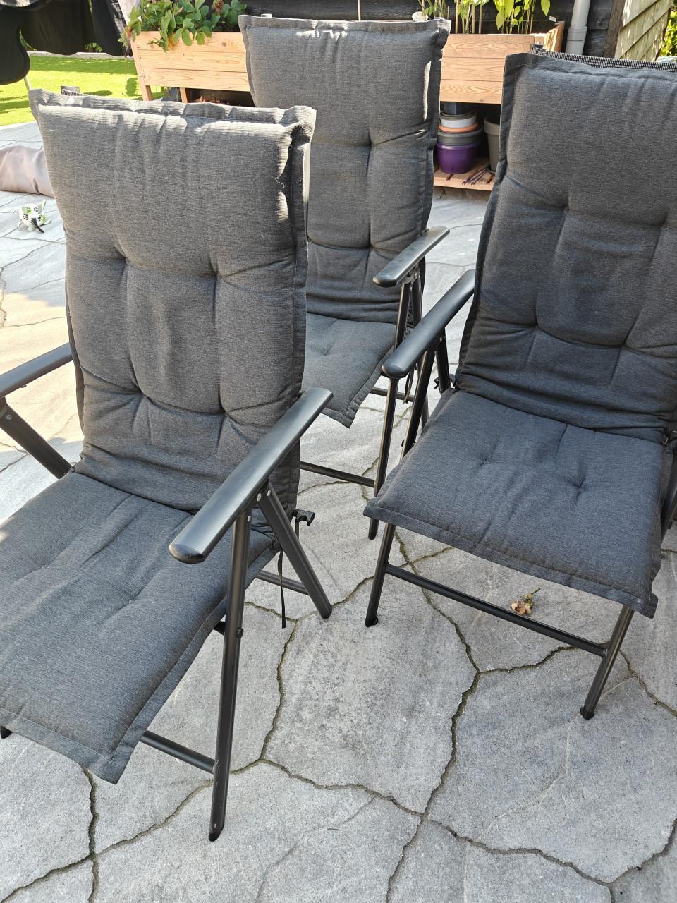 Tuinstoelen 4 stuks