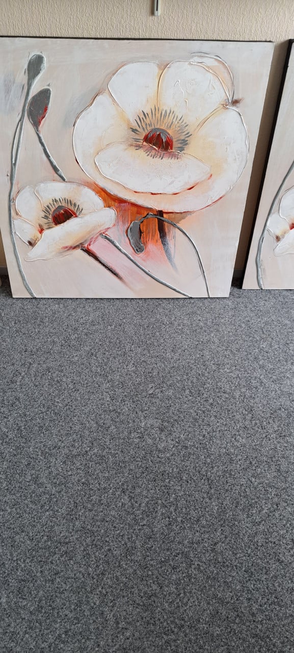 Te koop 2xcanvas schilderij