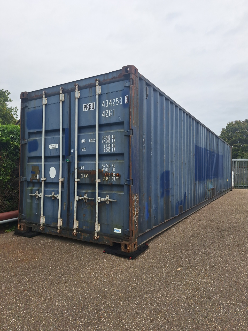 Container 40ft, zeecontainer, opslagcontainer,berging